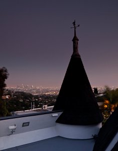 Moby's LA Home by night.